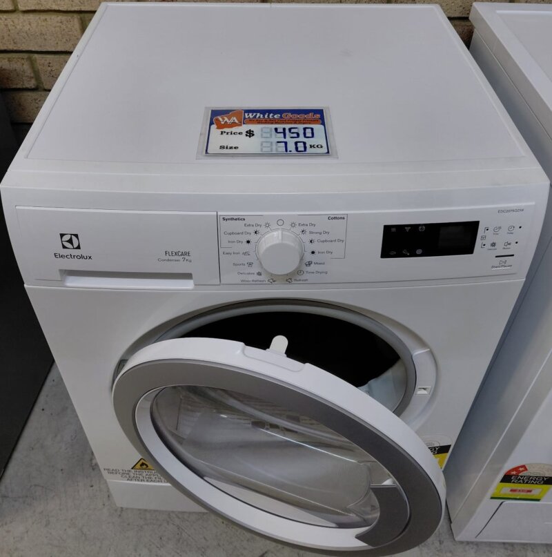 Electrolux 7kg Condenser Dryer EDC2075GDW