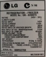LG 591L French Door Refrigerator GM-B208STS