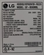 LG 594LT 4 Door Fridge – GF-B590MBL