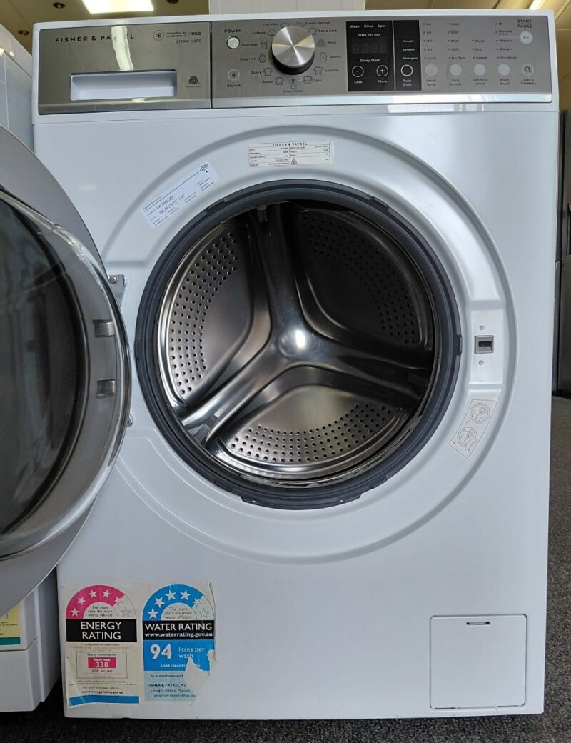 Fisher & Paykel 11kg Front Load Washer WH1160S1