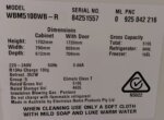 Westinghouse 510L Bottom Mount Fridge WBM5100WB-R