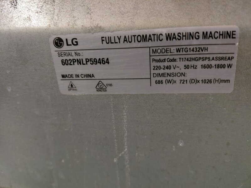 Refurbished Fisher & Paykel 9kg Top Load Washing Machine WL9058G1