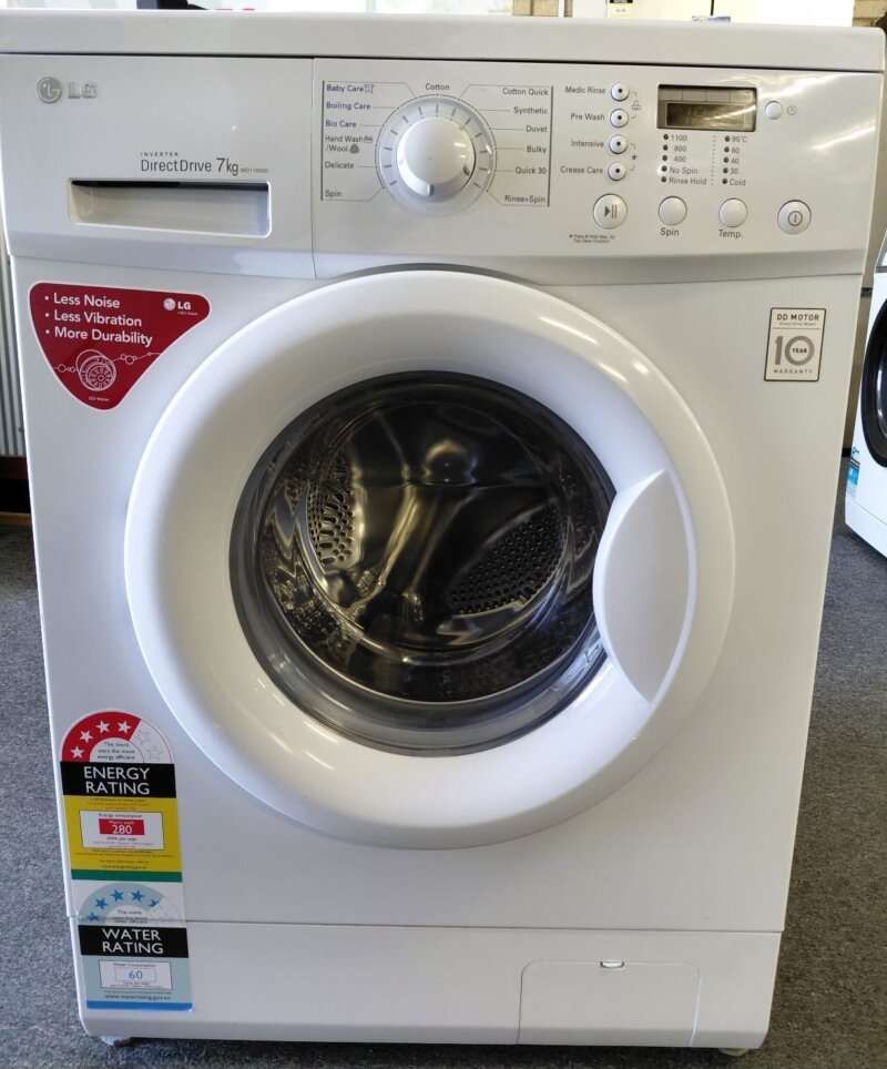 LG 7kg Front Load Washer WD101020D