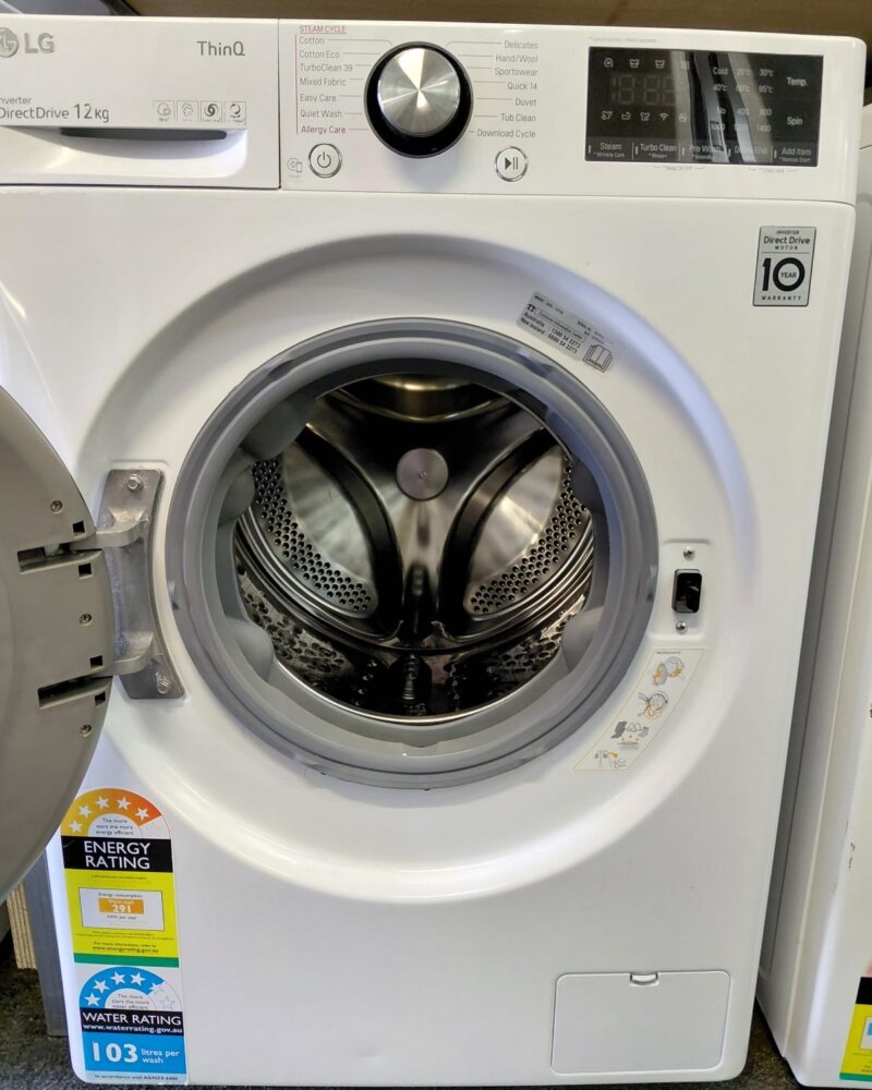 LG WV9-1412W 12kg Front Load Washing Machine