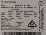 Westinghouse 510L Bottom Mount Refrigerator WBM5104SC-R