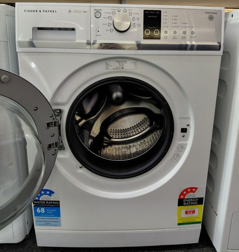 Fisher & Paykel WH8060J3 8KG Front Load Washer