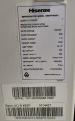 Hisense 593L Top Mount Refrigerator HR6TFF600SD