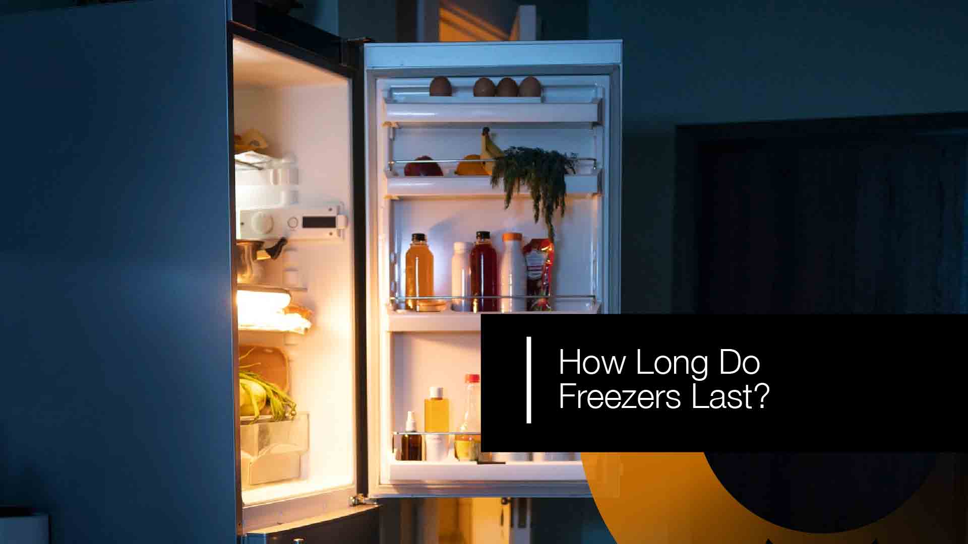 Upright freezer preserving frozen food efficiently in a home setting.