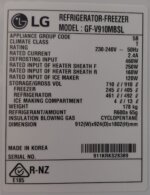 LG 910L 4 Door InstaView Refrigerator – GF-V910MBSL