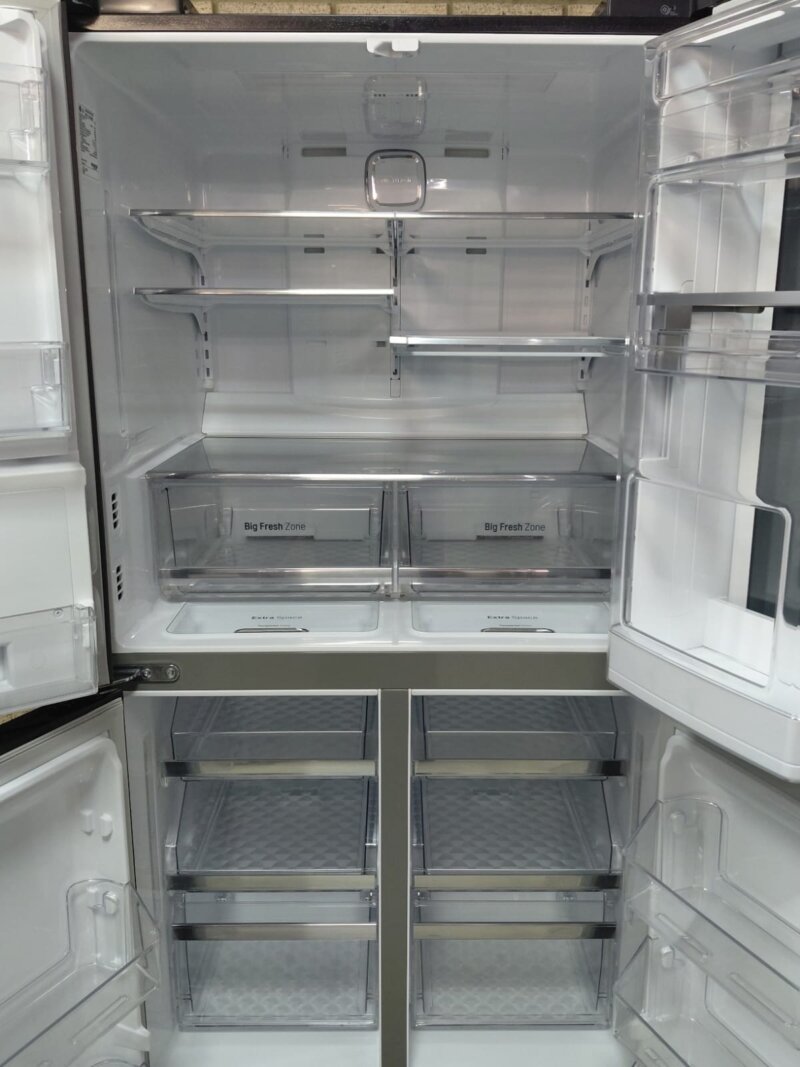 LG 910L 4 Door InstaView Refrigerator – GF-V910MBSL