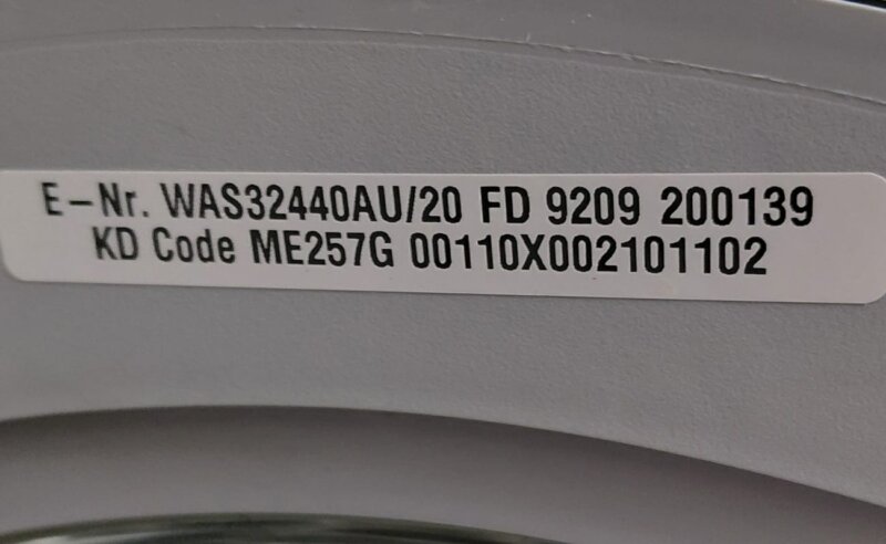 Refurbished Bosch 8kg Front Load Washer WAS32440AU