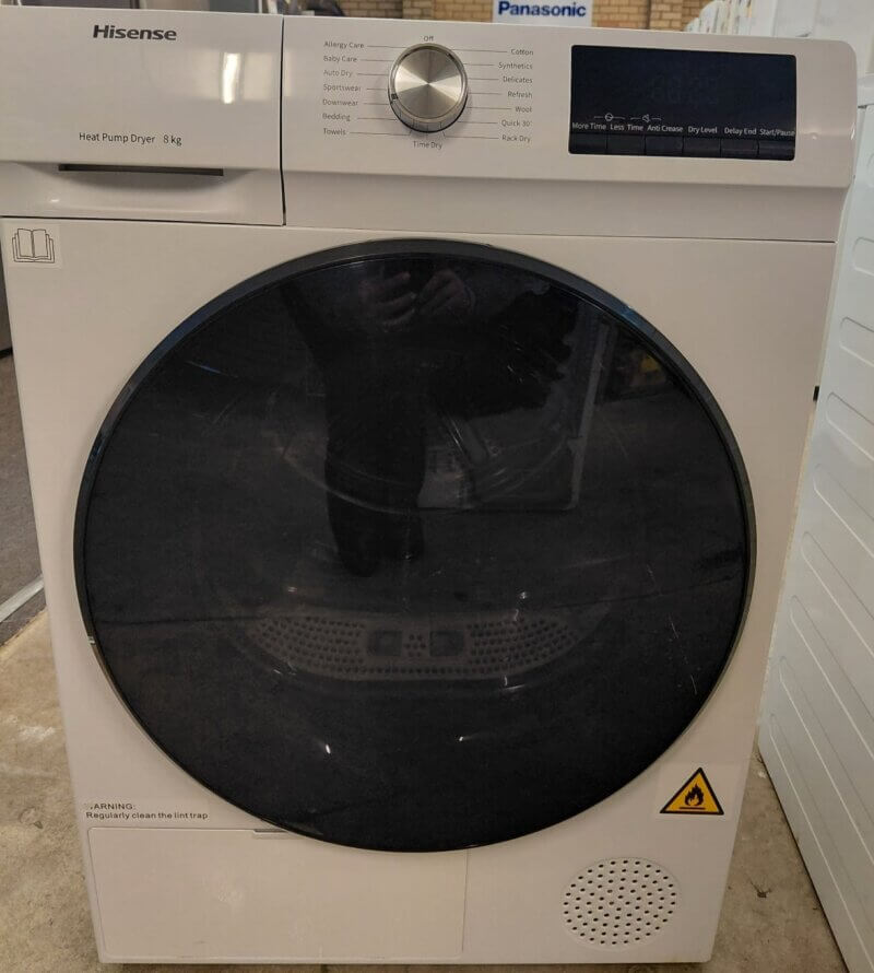 Refurbished Hisense 8kg Heat Pump Dryer HDFY80H