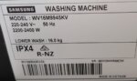 Samsung FlexWash 16kg + 2.5kg Twin Washer – WV16M9945KV