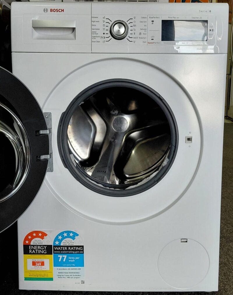 Bosch Series 8 9kg Front Load Washing Machine WAW28420AU