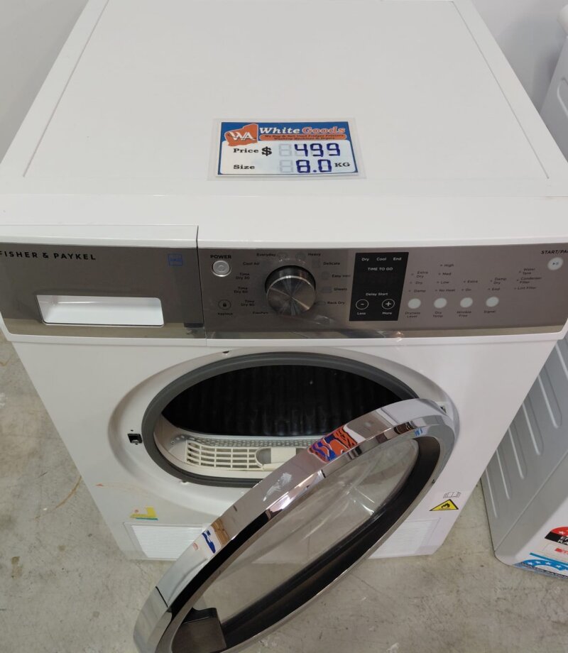 Fisher & Paykel 8kg Condenser Dryer – DE8060P
