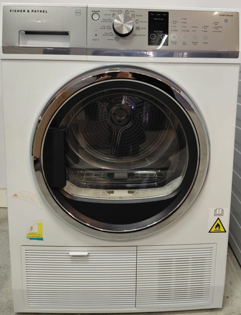 Fisher & Paykel 8kg Condenser Dryer – DE8060P