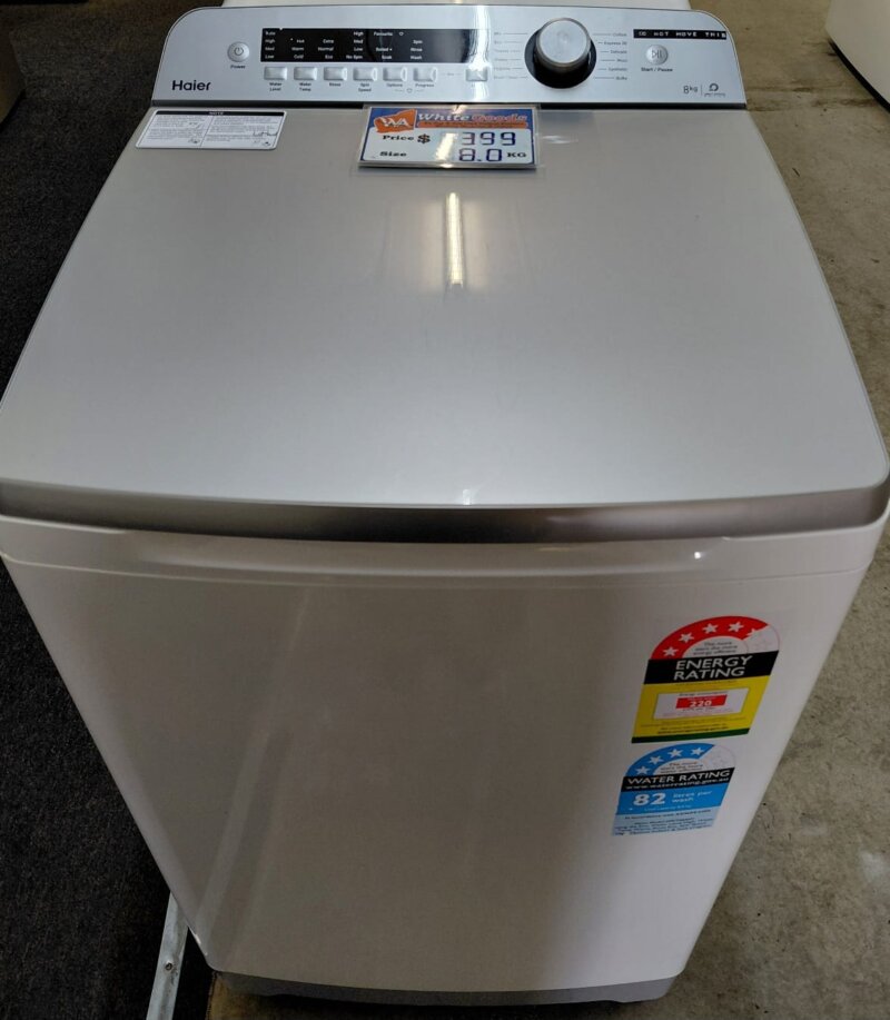 Haier 8kg Top Load Washing Machine – HWT08AN1