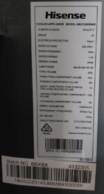 Hisense 585L 4 Door French Door Fridge – HRCD585BWB