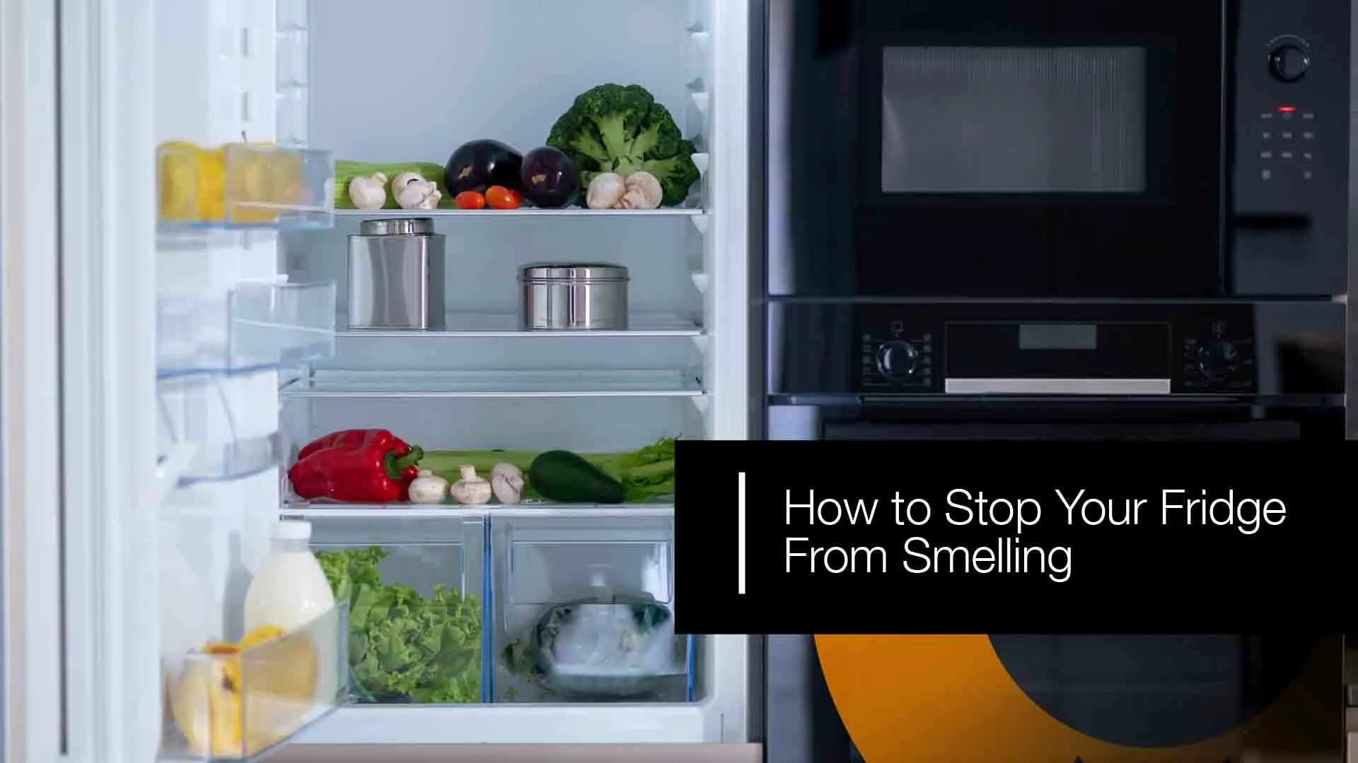 Cleaning the inside of a refrigerator to remove odors and keep food fresh.