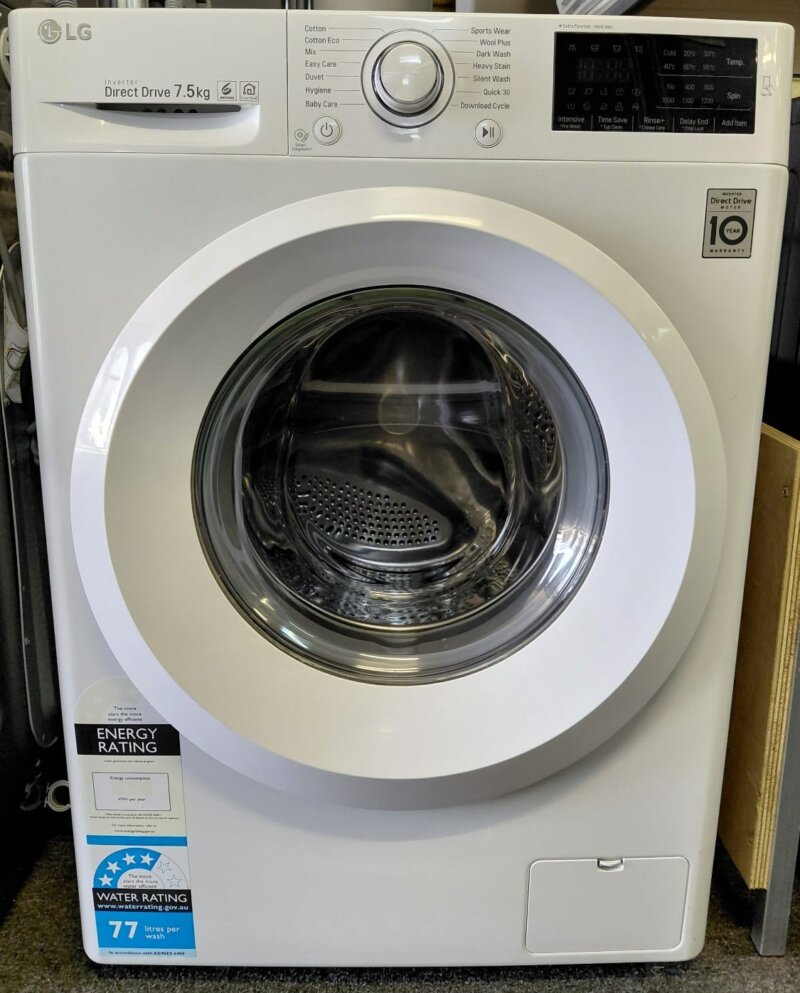 LG 7.5kg Front Load Washer – WD1275TC5W