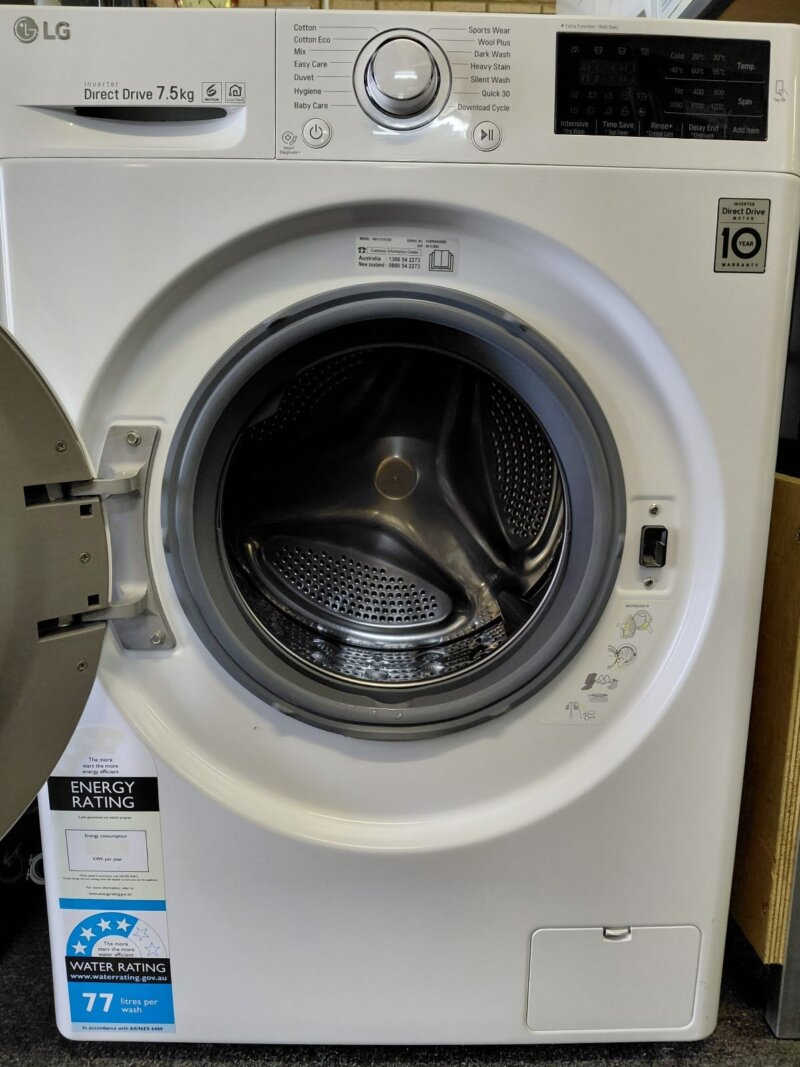 LG 7.5kg Front Load Washer – WD1275TC5W