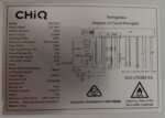 CHiQ 251L Bottom Mount Fridge CBM250S