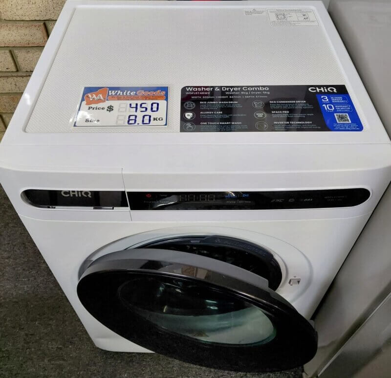 CHiQ 8kg / 5kg Washer Dryer Combo – WDFL8T48W2