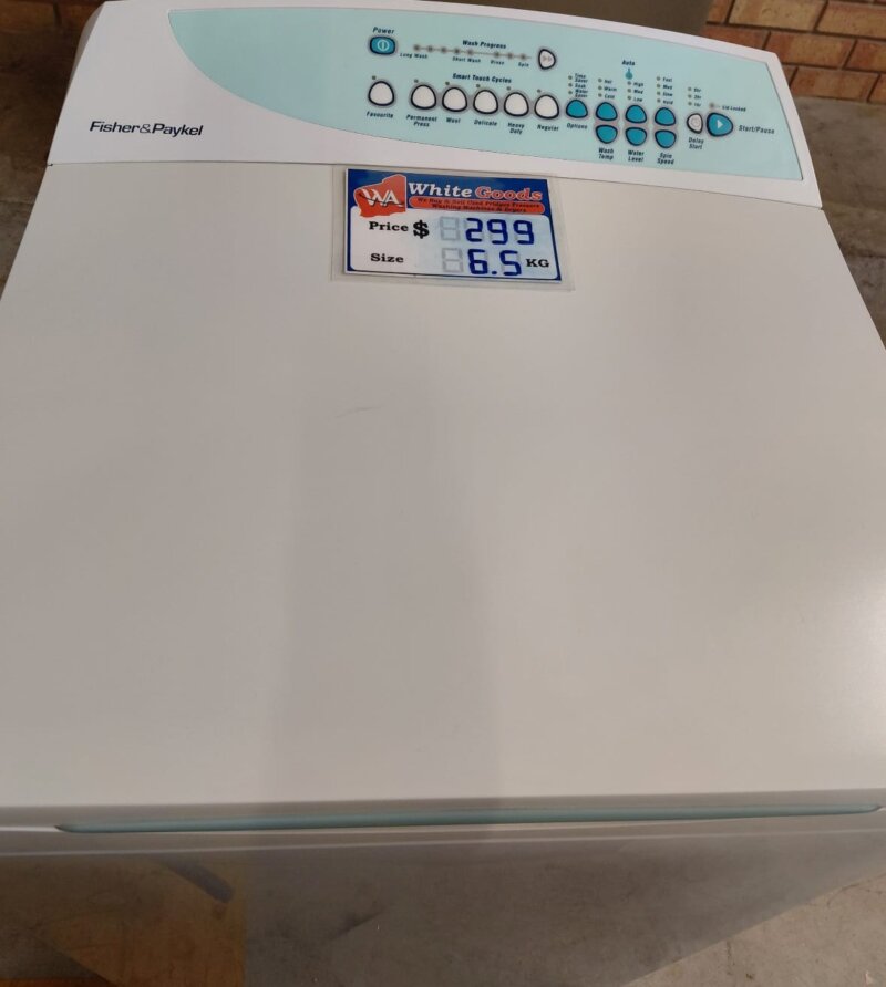 Fisher & Paykel 6.5kg Top Load Washing Machine GW611