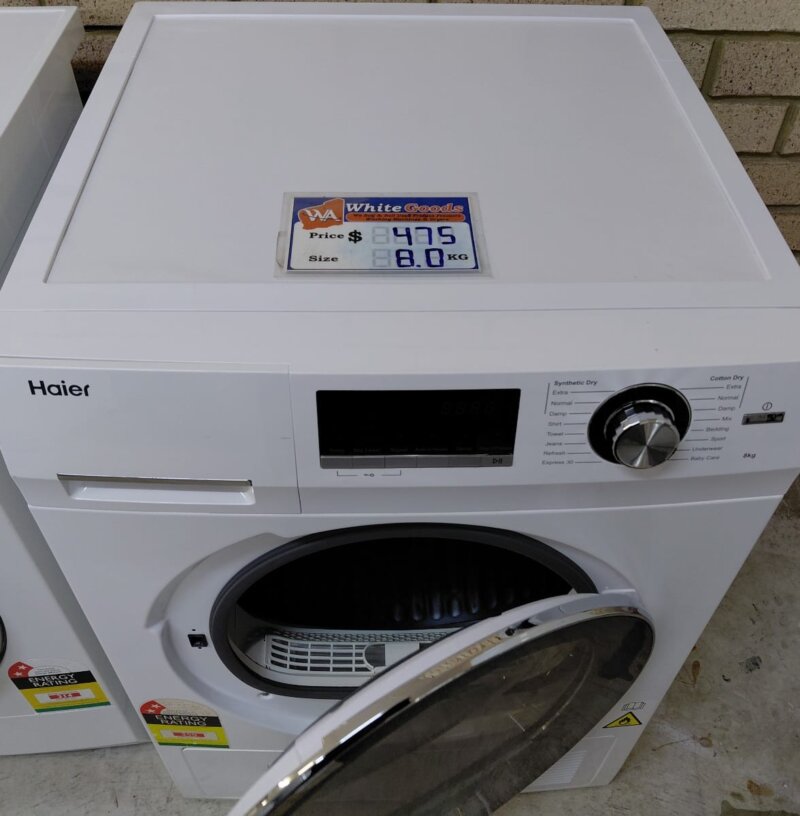 Haier 8kg Condenser Dryer HDC80E1