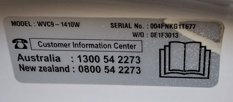 LG 10kg 6kg Washer Dryer Combo – WVC9-1410W