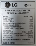LG 435L Top Mount Fridge – GR-S552GT