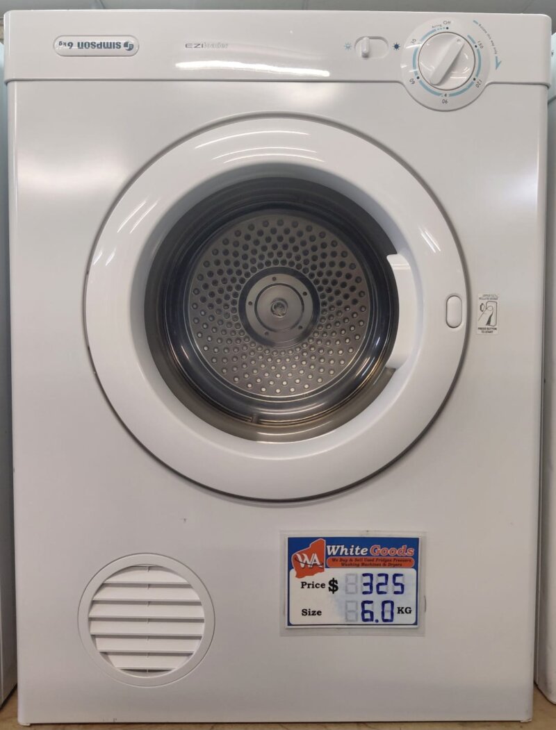 Simpson 6kg Vented Dryer – 39S600M