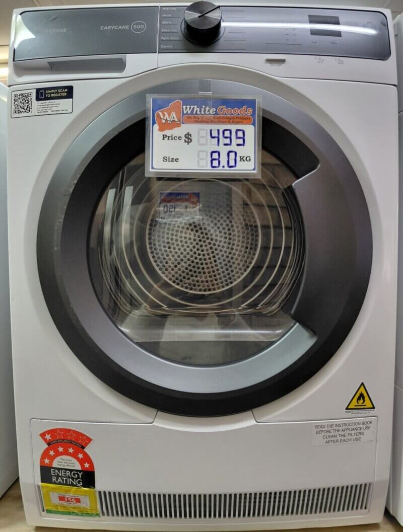 Westinghouse 8kg Heat Pump Dryer – WDH804N7WA