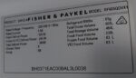Fisher & Paykel 605L French 4 Door Fridge Freezer – RF605QDVX1