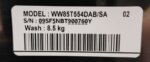 Samsung 8.5kg AddWash Front Load Washer WW85T554DAB
