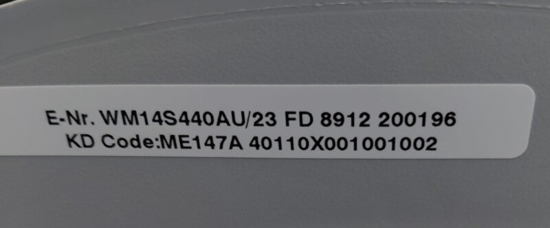 Siemens 8kg Front Load Washing Machine – WM14S440AU