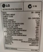 LG 205L Top Mount Fridge GN-205VW
