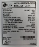 LG 613L French Door Fridge GF-L613PL