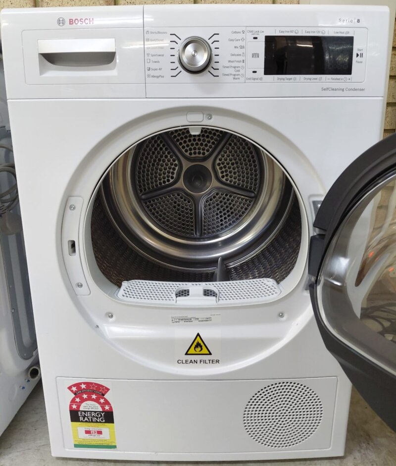 Bosch 9kg Heat Pump Dryer WTW87564AU