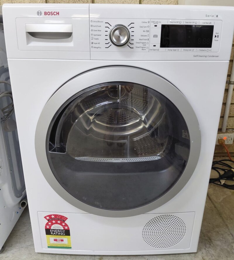 Bosch 9kg Heat Pump Dryer WTW87564AU