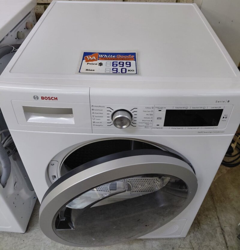 Bosch 9kg Heat Pump Dryer WTW87564AU